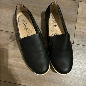 Life Stride Black Loafers for Women